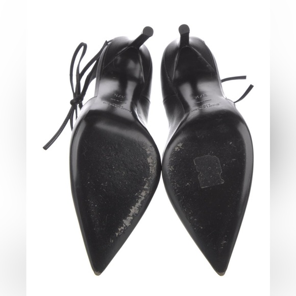 Saint Laurent leather ankle boots, black, size 37.5 / 7.5 - Picture 5 of 5